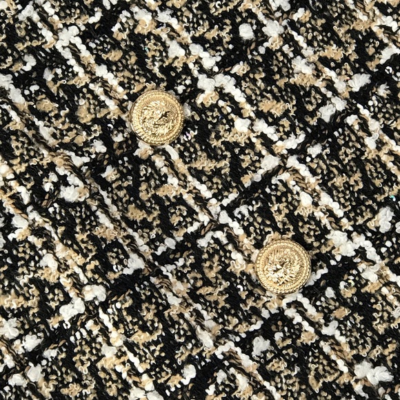 💥NEW💥Plaid Tweed Mini Skirt - Picture 8 of 8